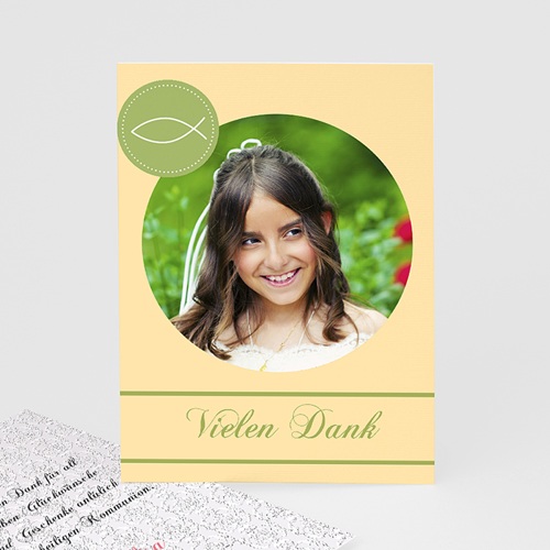 Dankeskarten Kommunion Mädchen - Judith 101