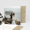 Dankeskarten Hochzeit Minimalistischer Zweig, Überstehenede Klappkarte