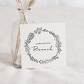 Einladungskarten Hochzeit Laurus nobilis, Brunch