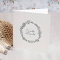 Hochzeitseinladungen Laurus nobilis, Klappkarte, 14 x 14