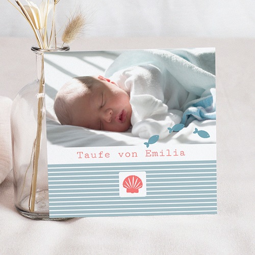 Einladungskarten Taufe Mädchen - Louise 1160