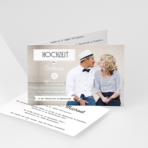 Hochzeitseinladungen modern - Photo 12865
