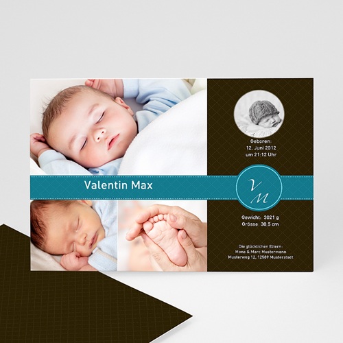 Babykarten für Jungen - Edles Design 1288