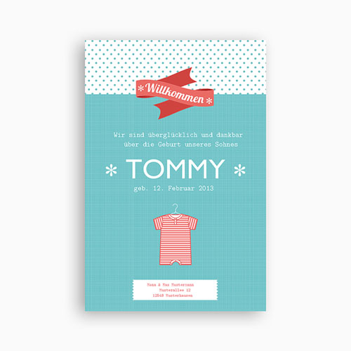 Babykarten für Jungen - Tommy 14231