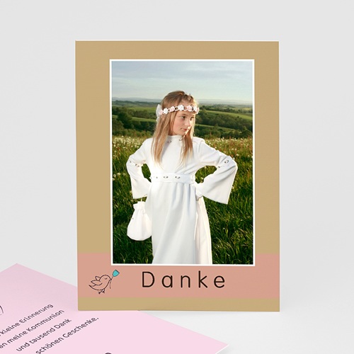 Dankeskarten Kommunion Mädchen - Ruth 1476