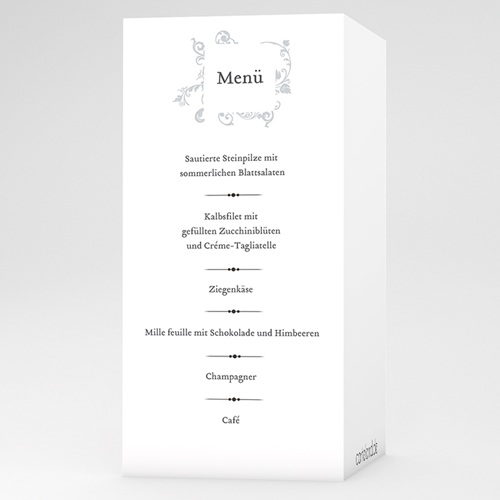 Menükarten Geburtstag - 25 Jahre Glück 16136