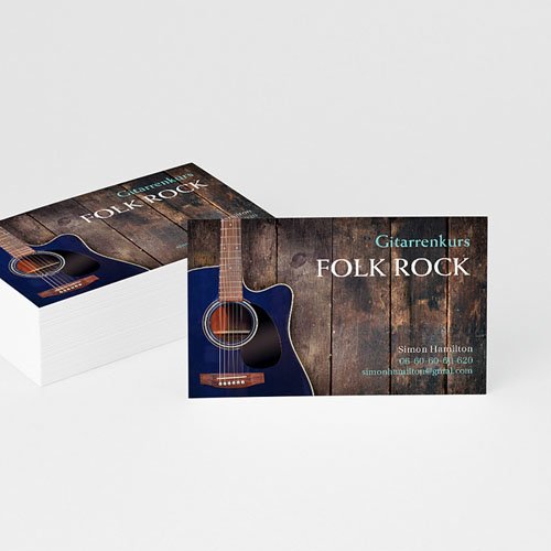 Visitenkarten - Guitarrenkurs 1834