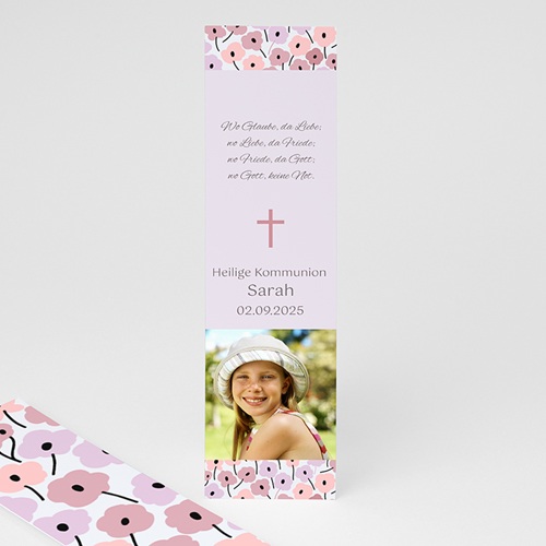 Lesezeichen - Rosablüten 21578