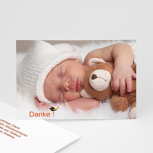 Dankeskarten Geburt Mädchen - Esprit Bohème 21865