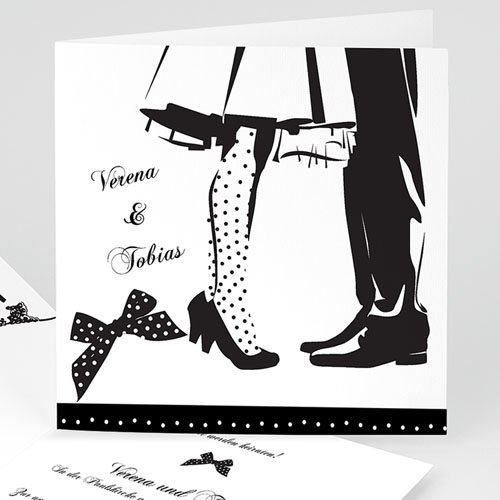 Hochzeitseinladungen modern - Zeremonie 22432