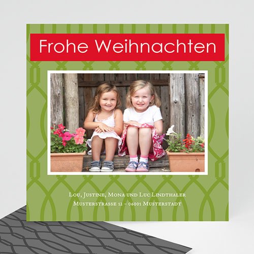 Weihnachtskarten - Grünes Weihnachten 22474