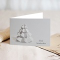 Geschäftliche Weihnachtskarten Papier- Weihnachtsbaum