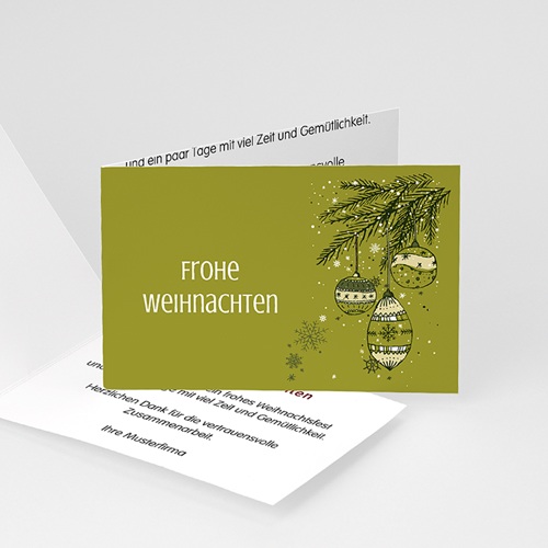 Weihnachtskarten - Tannenzweig 22656