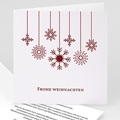 Geschäftliche Weihnachtskarten Kugelförmig
