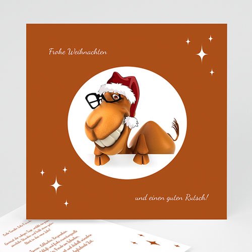 Weihnachtskarten - Dromedar 22734