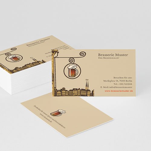 Visitenkarten - Brasserie 22781