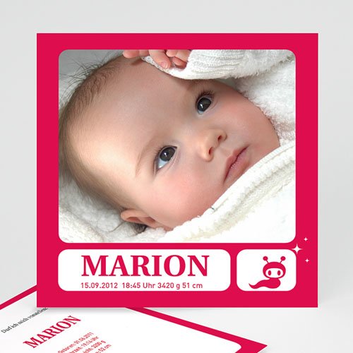 Geburtskarten für Mädchen - Yara 2282