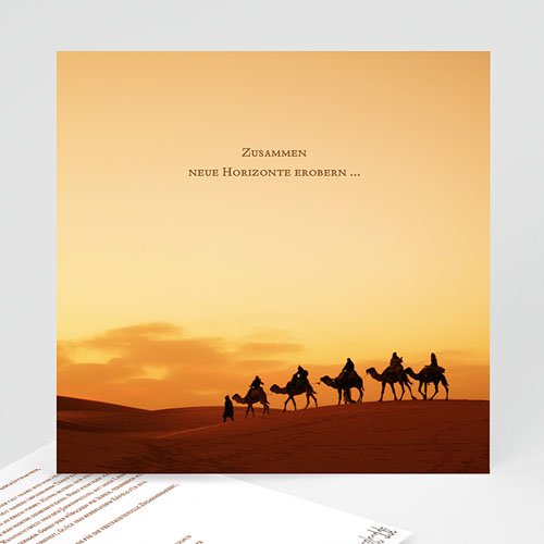 Weihnachtskarten - Dromedar Herde 22847