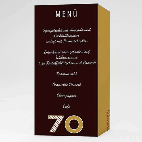 Runde Geburtstage - Geburtstag in Gold 22905