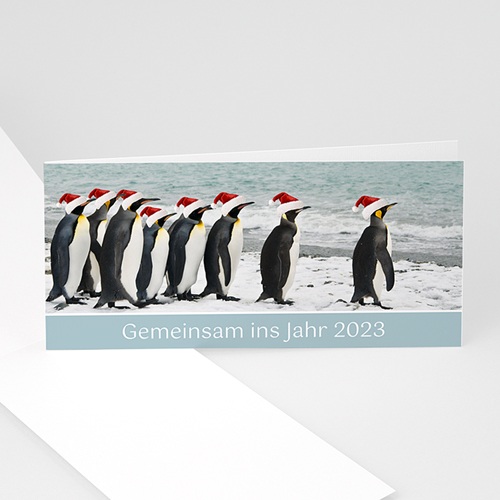 Weihnachtskarten - Pinguin 22933