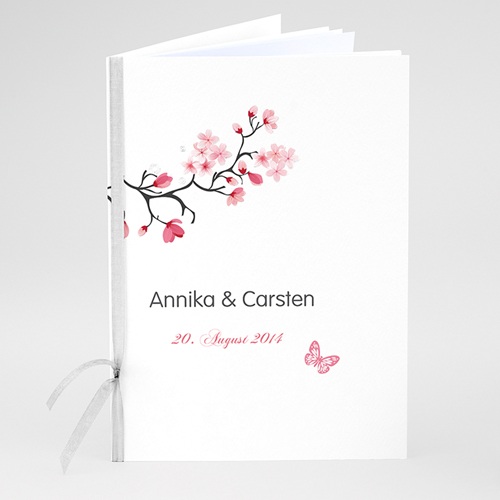 Hochzeitseinladungen modern - Kirschblüten 23010