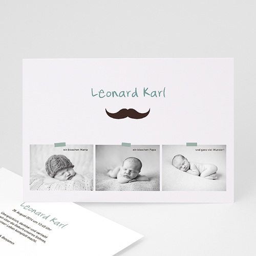 Babykarten für Jungen - Kleiner Mann 23046