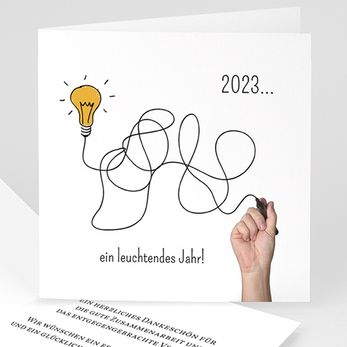 Weihnachtskarten - Ein leuchtendes Jahr 23218