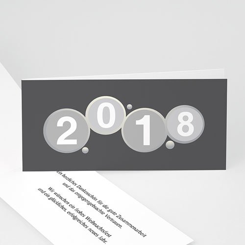 Weihnachtskarten - Glückliches Jahr 23270