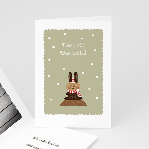 Weihnachtskarten - Weihnachtshase 23493
