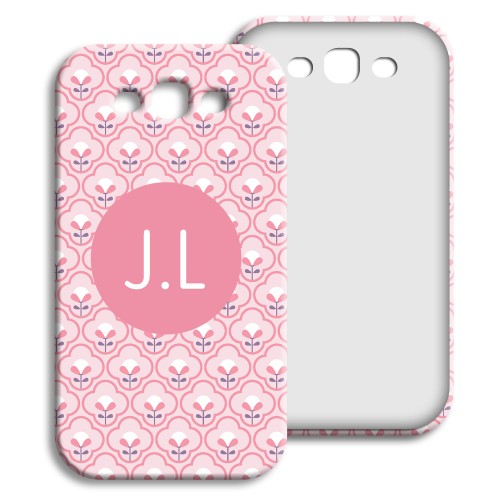 Case Samsung Galaxy S3 - Rosa Tapetenmuster 23791
