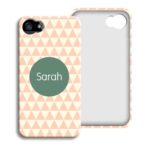 iPhone Cover NEU - Zickzackmuster rosa 23803