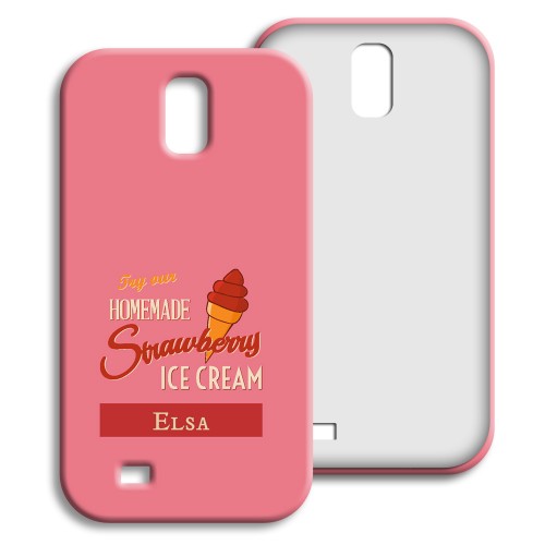 Case Samsung Galaxy S4 - Homemade Strawberry Ice Cream 23827