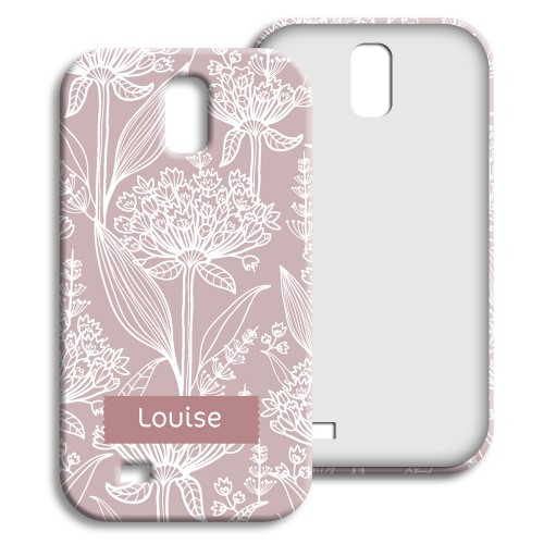 Case Samsung Galaxy S4 - Pastell mit Blumenmotiv 23842