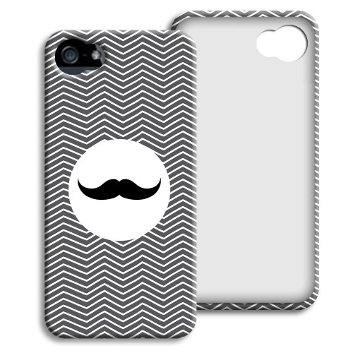 Case iPhone 5/5S - Kombination Schwarz Weiss 23851