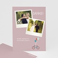Danksagungskarten Hochzeit Bike