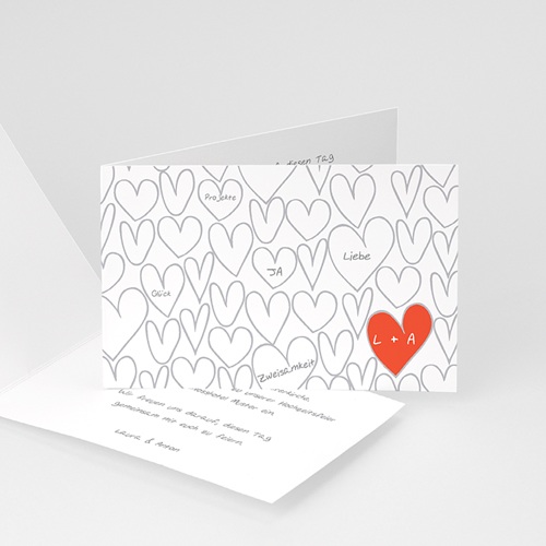 Hochzeitseinladungen modern - Stimmungsvoll 24294