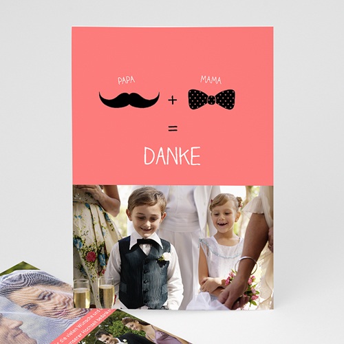 Originelle Dankeskarte Hochzeit - Tanzpaar 24618