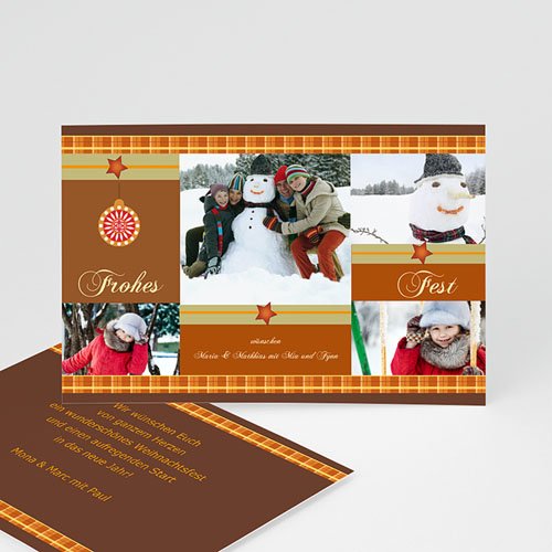 Weihnachtskarten - Weihnachtsmuster 2620