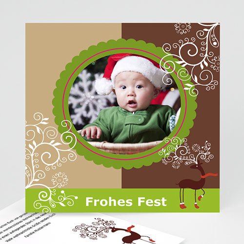 Weihnachtskarten - Retro 2644