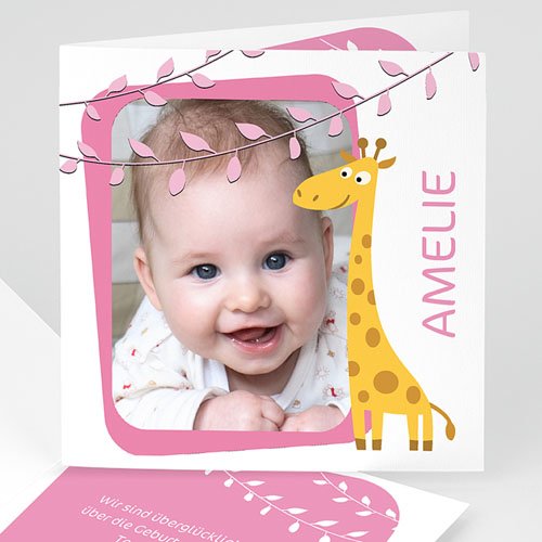 Geburtskarten für Mädchen - Amelie 2688