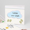 Geburtskarten für Zwillinge Siamesisch