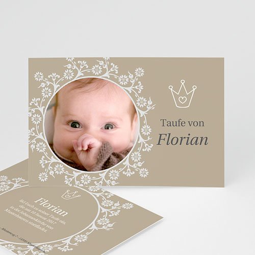 Einladungskarten Taufe Mädchen - Kleiner Prinz 2746