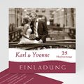Hochzeit Einladungskarten Geburtstag Wellenförmig