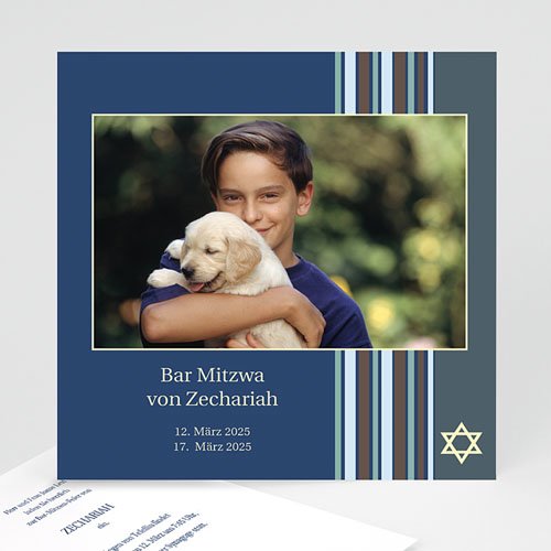Bar Mitzwah Einladung - Fotoreihe 3100