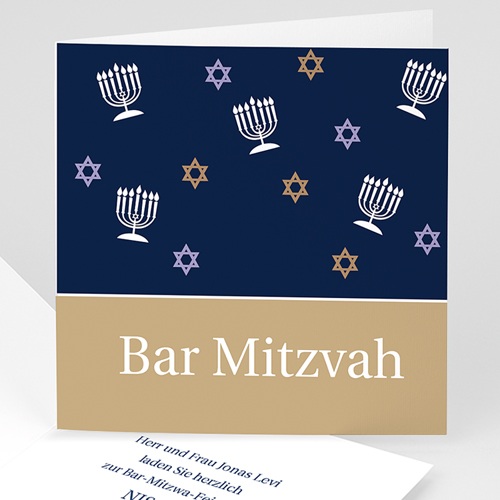 Bar Mitzwah Einladung - Samuel 3488