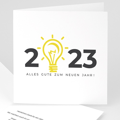 Weihnachtskarten - Glühbirne 35092