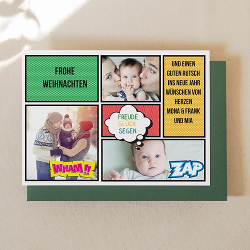 Weihnachtskarten - Comic Illustration 35206