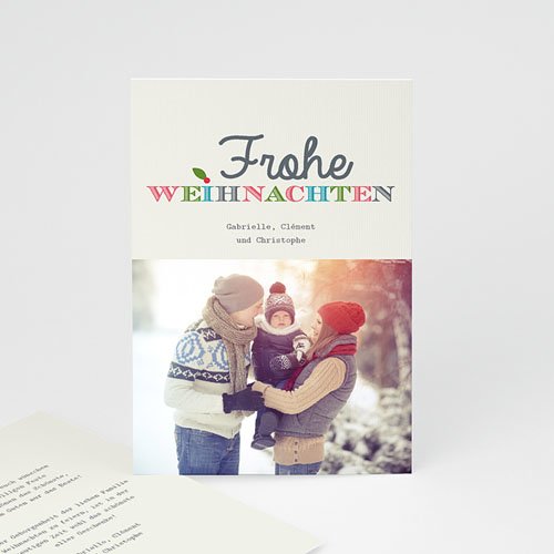 Weihnachtskarten - Typo 35221