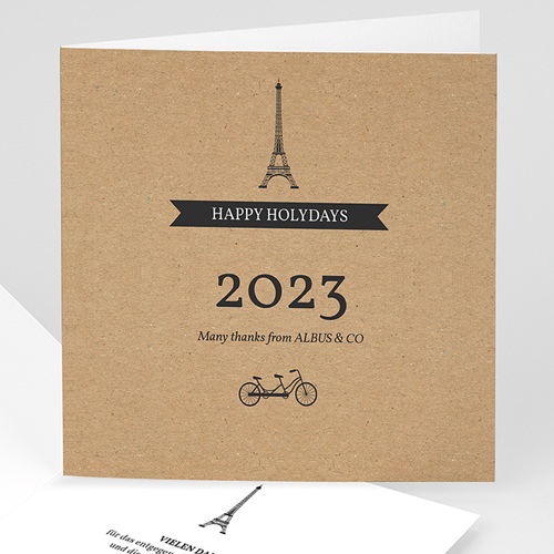 Weihnachtskarten - Paris Craft 35506