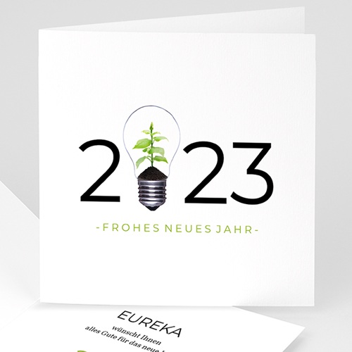 Weihnachtskarten - Grüne Idee 35737
